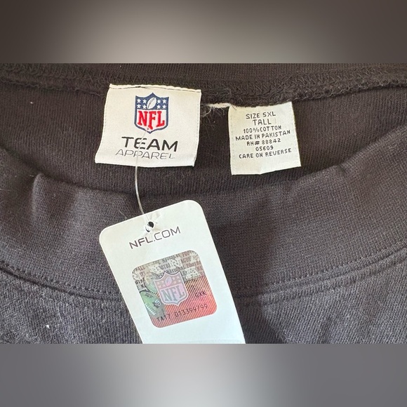 NFL Team Apparel San Francisco 49ers Crewneck Sweatshirt NWT (Big & Tall) 5XLT - Picture 3 of 3